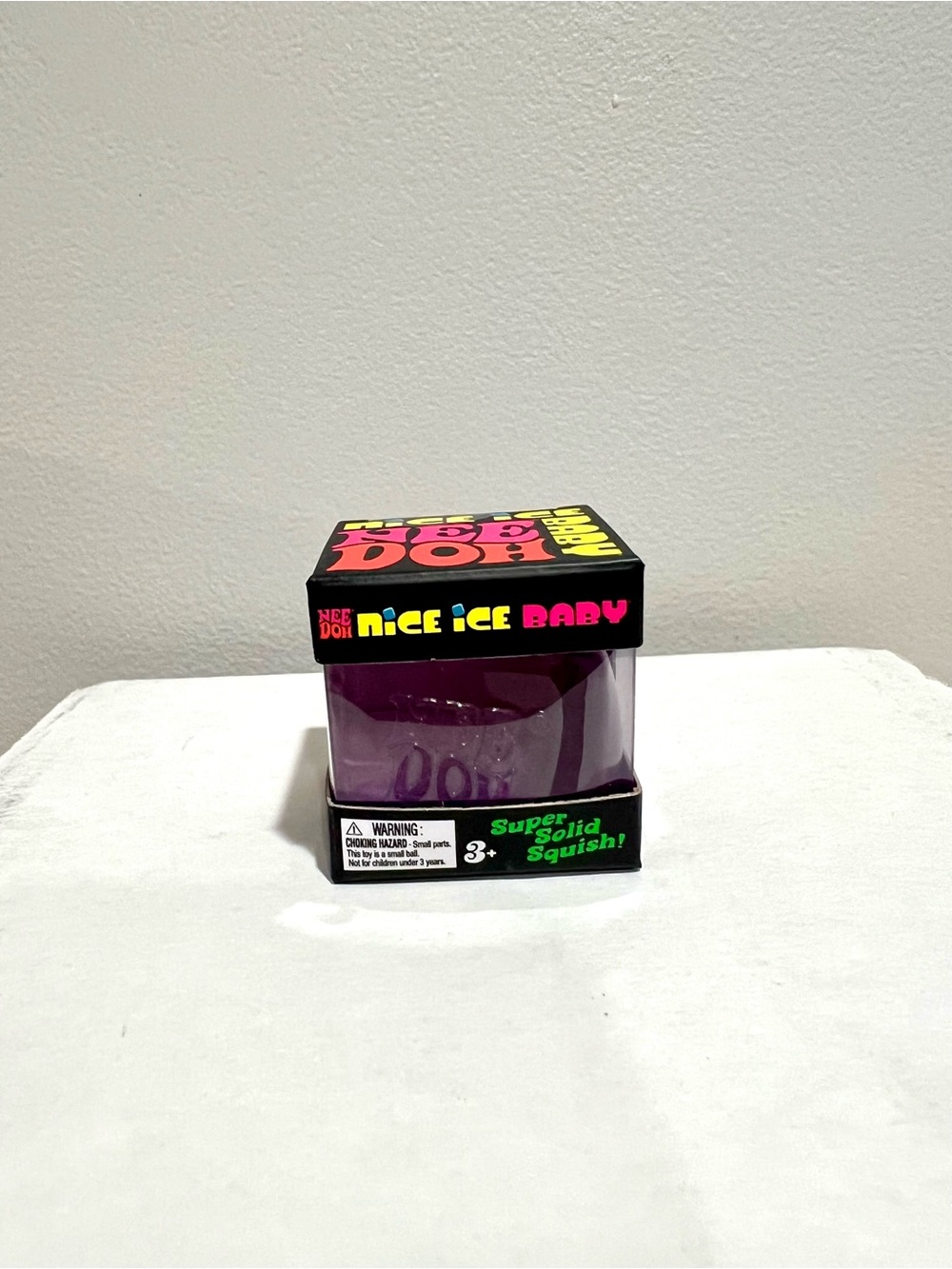 NeeDoh Nice Ice Baby purple Super Solid Squish